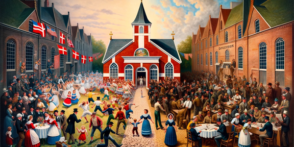 Between Tradition and Assimilation: The Divided Worlds of Happy and Holy Danes